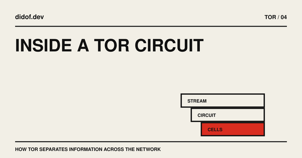 Inside a Tor Circuit: Channels, Cells, Streams, DNS, and TLS